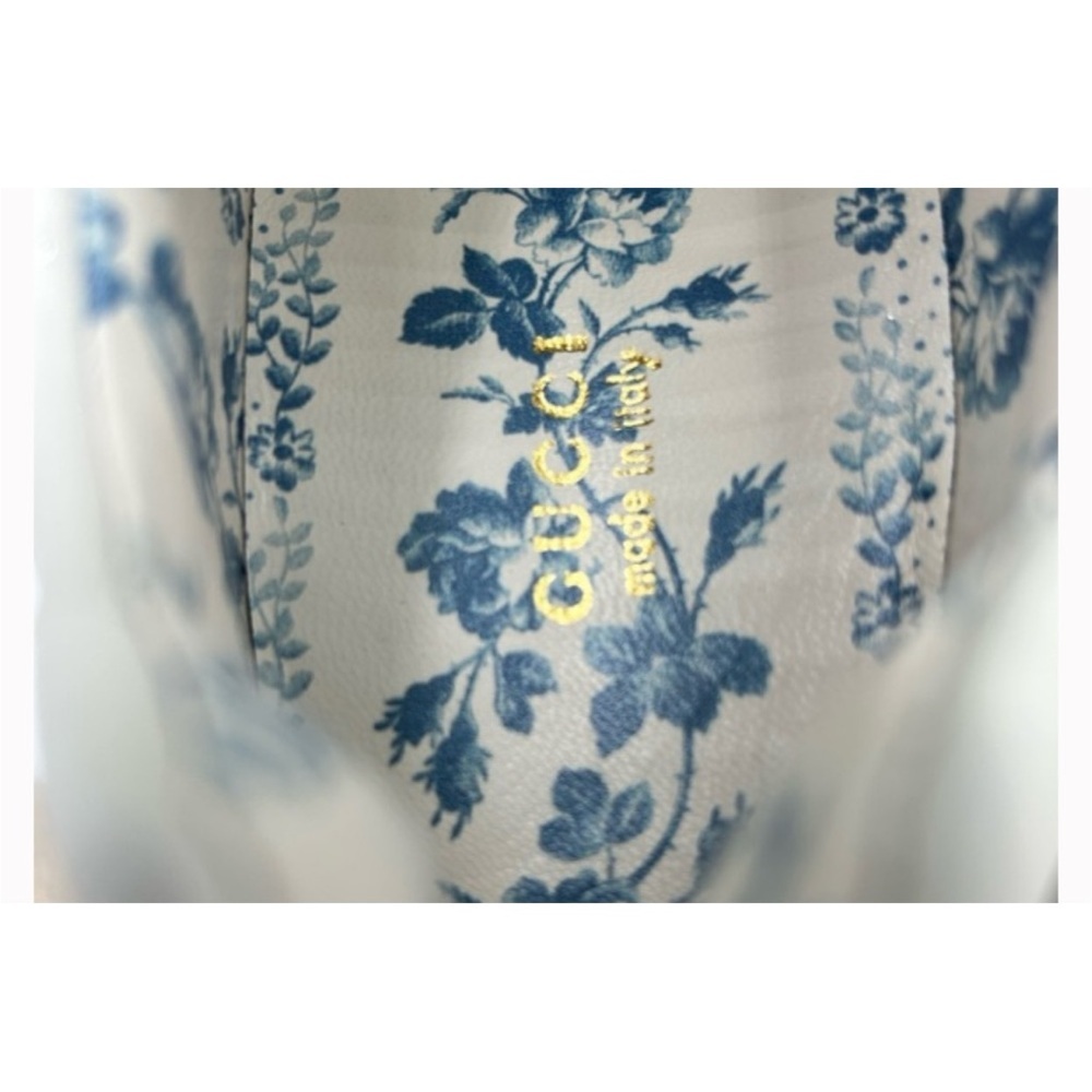 Gucci, leather Rython sneakers with colorful logo size 42 fits 11 US - Picture 3 of 8